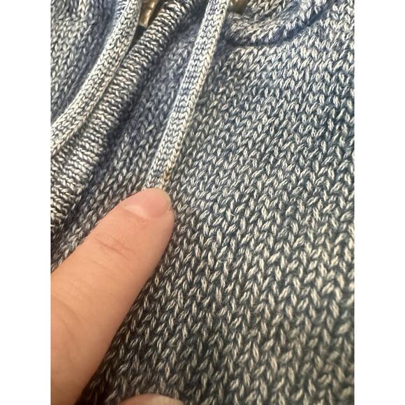 90s 80s Vintage PBJ Blues Blue Hooded Full Zip Jacket Women's Medium - Picture 8 of 8